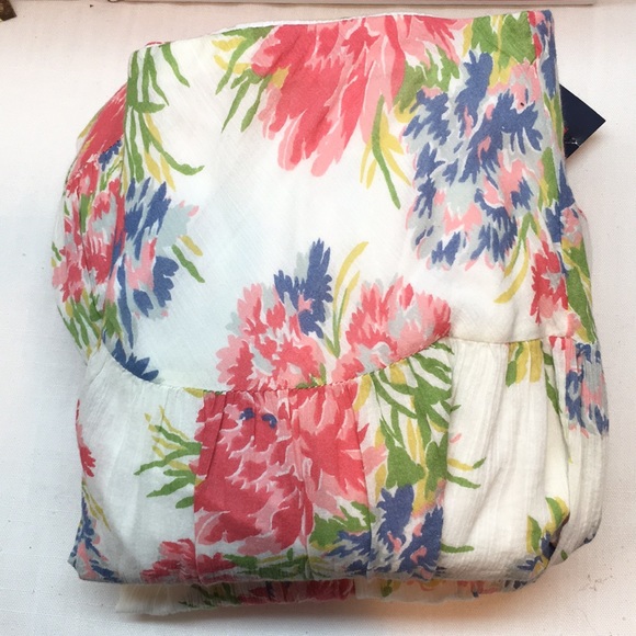 Chaps Tiered Floral Skirt Maxi - Picture 3 of 3